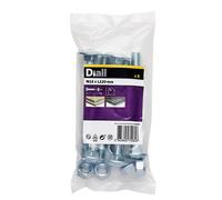 Diall M12 Coach Bolt & Nut (L)120mm, Pack Of 5