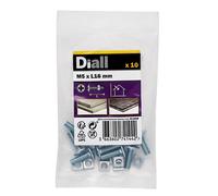 Diall M5 Roofing Bolt & Nut (L)16mm, Pack Of 10
