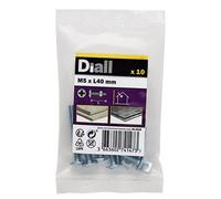 Diall M5 Roofing Bolt & Nut (L)40mm, Pack Of 10