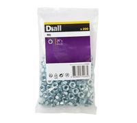 Diall M6 Carbon Steel Lock Nut, Pack Of 200