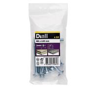 Diall M6 Coach Bolt & Nut (L)60mm, Pack Of 10