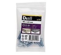 Diall M6 Roofing Bolt & Nut (L)20mm, Pack Of 10