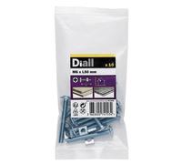 Diall M6 Roofing Bolt & Nut (L)50mm, Pack Of 10