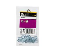 Diall M6 Stainless Steel Medium Flat Washer, (Dia)6mm, Pack Of 10
