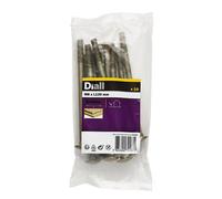 Diall M8 Coach Bolt (L)130mm, Pack Of 10