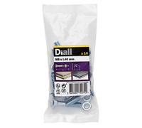 Diall M8 Coach Bolt & Nut (L)40mm, Pack Of 10