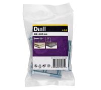 Diall M8 Coach Bolt & Nut (L)60mm, Pack Of 10