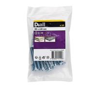 Diall M8 Roofing Bolt & Nut (L)50mm, Pack Of 10