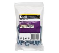 Diall M8 Roofing Bolt & Nut (L)60mm, Pack Of 10