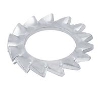 Diall M8 Steel Shakeproof Washer, (Dia)8mm, Pack Of 10