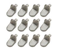 Diall Metal Shelf Support (L)22.5mm, Pack Of 12