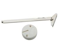 Diall Nickel-Plated Steel Left-Handed Casement Stay, (L)150mm