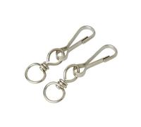Diall Nickel-Plated Steel Swivel Snap Hook (L)90mm, Pack Of 2