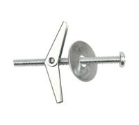 Diall Pan Head Spring Toggle (Dia)5mm (L)80mm, Pack Of 4