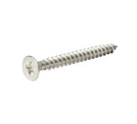 Diall Pozidriv Double-Countersunk A2 Stainless Steel Wood Screw (Dia)5mm (L)80mm, Pack Of 20
