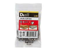 Diall Pozidriv Pan Head A2 Stainless Steel Screw (Dia)4.8mm (L)19mm, Pack Of 25
