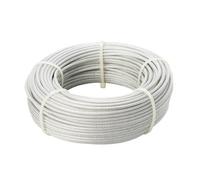 Diall Pvc & Steel Cable, (L)50M (Dia)3.5mm
