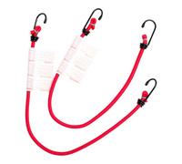 Diall Red Bungee Cord With Hooks (Dia)8mm (L)0.6M, Pack Of 2