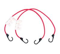 Diall Red Bungee Cord With Hooks (Dia)8mm (L)0.8M, Pack Of 2