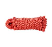 Diall Red Polypropylene Twisted Rope, (L)7.5M (Dia)14mm