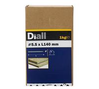 Diall Round Wire Nail (L)140mm (Dia)5.5mm 1Kg