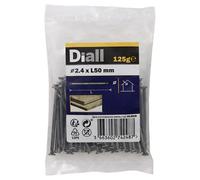 Diall Round Wire Nail (L)50mm (Dia)2.4mm 125G