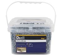Diall Round Wire Nail (L)50mm (Dia)2.4mm 5Kg