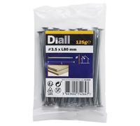 Diall Round Wire Nail (L)80mm (Dia)3.5mm 125G