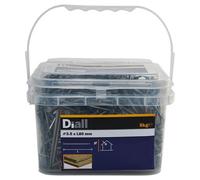 Diall Round Wire Nail (L)80mm (Dia)3.5mm 5Kg