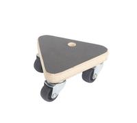 Diall Rubber Topped Plastic Corner Dolly, 100Kg Capacity - Tr05