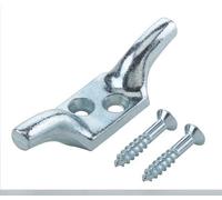 Diall Silver Zinc Cleat Hook (L)75mm