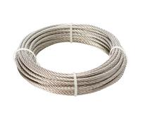 Diall Stainless Steel Cable, (L)10M (Dia)3.5mm