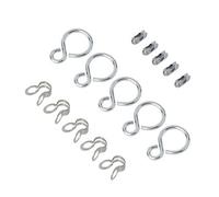 Diall Stainless Steel Chrome & Gold Effect Chain Eye