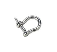 Diall Stainless Steel D-Shackle (Dia)8mm