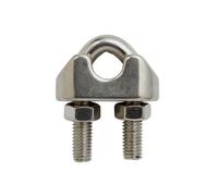 Diall Stainless Steel Wire Rope Clamp (L)90mm (Dia)3mm
