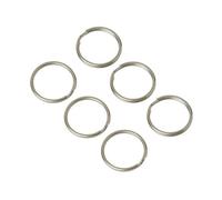 Diall Steel Split Ring (Dia)18mm, Pack Of 6