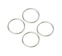 Diall Steel Split Ring (Dia)2mm, Pack Of 4
