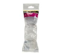 Diall Transparent Plastic Leg Protectors (Dia)62mm, Pack Of 4