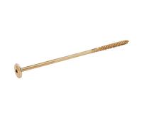 Diall Wafer Yellow-Passivated Carbon Steel Timber Frame Screw (Dia)8mm