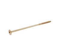 Diall Wafer Yellow-Passivated Carbon Steel Timber Frame Screw (Dia)8mm