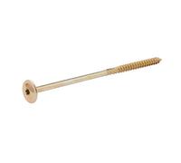 Diall Wafer Yellow-Passivated Carbon Steel Timber Frame Screw (Dia)8mm