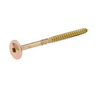 Diall Wafer Yellow-Passivated Carbon Steel Timber Frame Screw (Dia)8mm