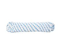 Diall White & Blue Polypropylene Braided Rope, (L)15M (Dia)8mm