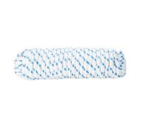 Diall White & Blue Polypropylene Braided Rope, (L)7.5M (Dia)10mm