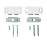 Diall White Magnetic Cabinet Catch (L)42mm (W)21.5mm