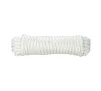 Diall White Nylon Braided Rope, (L)10M (Dia)12mm