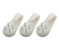 Diall White Picture Hook (W)40.5mm, Pack Of 3