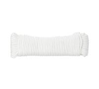 Diall White Polypropylene Braided Rope, (L)10M (Dia)4mm