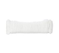Diall White Polypropylene Braided Rope, (L)20M (Dia)4mm