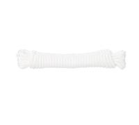 Diall White Polypropylene Braided Rope, (L)5M (Dia)3.5mm